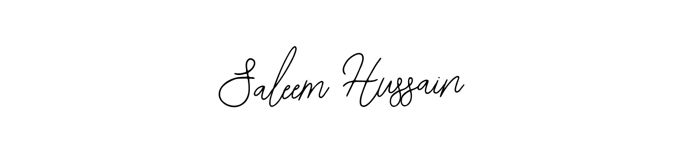 Bearetta-2O07w is a professional signature style that is perfect for those who want to add a touch of class to their signature. It is also a great choice for those who want to make their signature more unique. Get Saleem Hussain name to fancy signature for free. Saleem Hussain signature style 12 images and pictures png