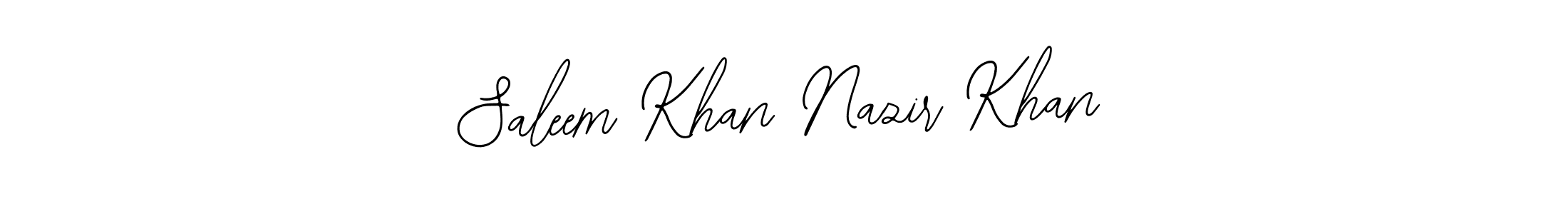 Once you've used our free online signature maker to create your best signature Bearetta-2O07w style, it's time to enjoy all of the benefits that Saleem Khan Nazir Khan name signing documents. Saleem Khan Nazir Khan signature style 12 images and pictures png