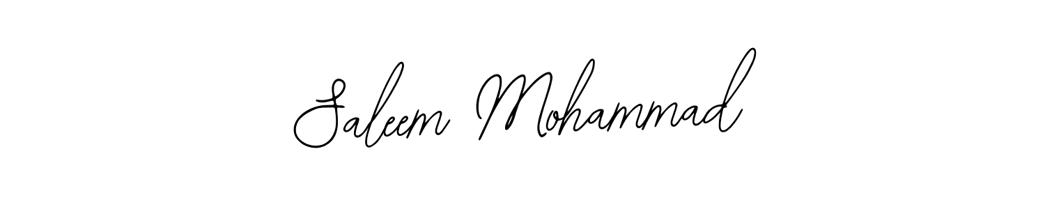 How to make Saleem Mohammad signature? Bearetta-2O07w is a professional autograph style. Create handwritten signature for Saleem Mohammad name. Saleem Mohammad signature style 12 images and pictures png