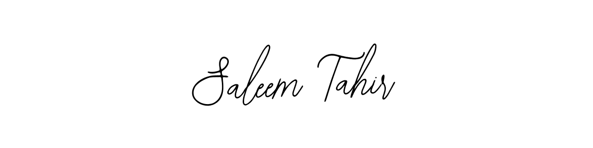 Create a beautiful signature design for name Saleem Tahir. With this signature (Bearetta-2O07w) fonts, you can make a handwritten signature for free. Saleem Tahir signature style 12 images and pictures png