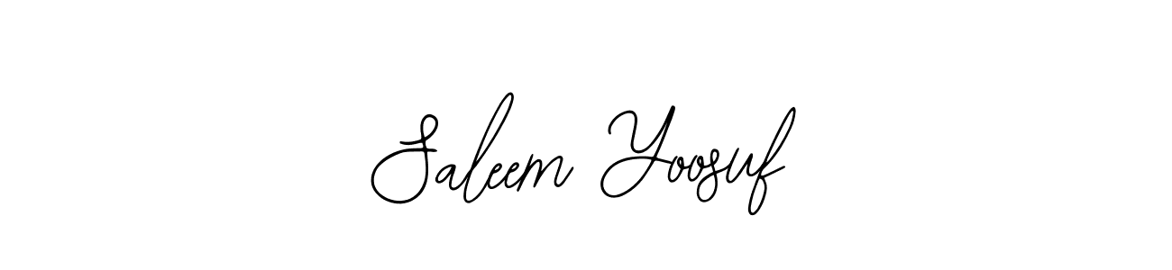How to Draw Saleem Yoosuf signature style? Bearetta-2O07w is a latest design signature styles for name Saleem Yoosuf. Saleem Yoosuf signature style 12 images and pictures png