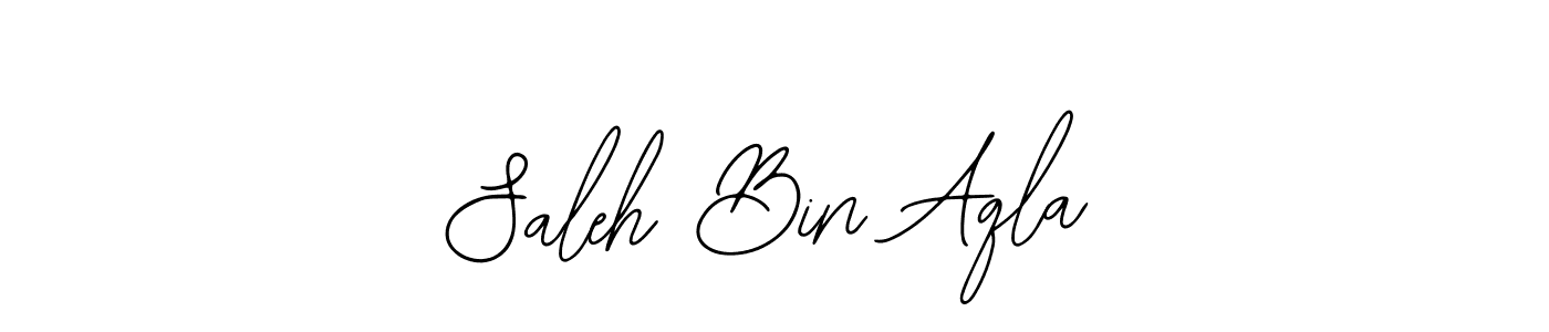 Make a beautiful signature design for name Saleh Bin Aqla. Use this online signature maker to create a handwritten signature for free. Saleh Bin Aqla signature style 12 images and pictures png