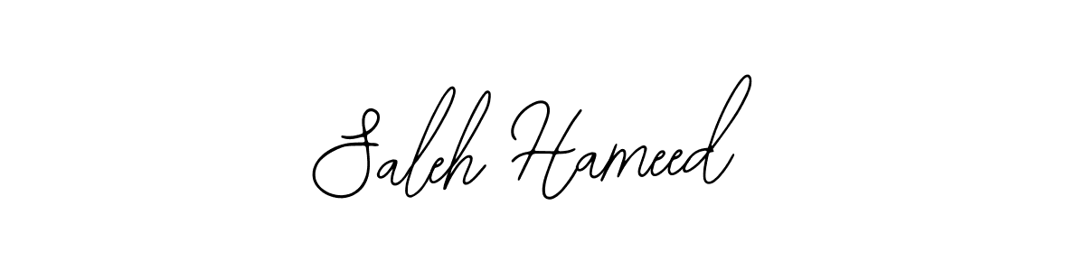 This is the best signature style for the Saleh Hameed name. Also you like these signature font (Bearetta-2O07w). Mix name signature. Saleh Hameed signature style 12 images and pictures png