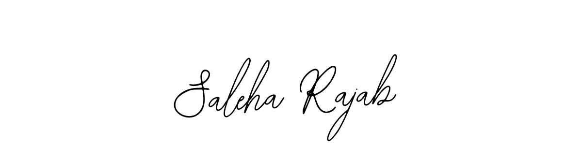 Use a signature maker to create a handwritten signature online. With this signature software, you can design (Bearetta-2O07w) your own signature for name Saleha Rajab. Saleha Rajab signature style 12 images and pictures png