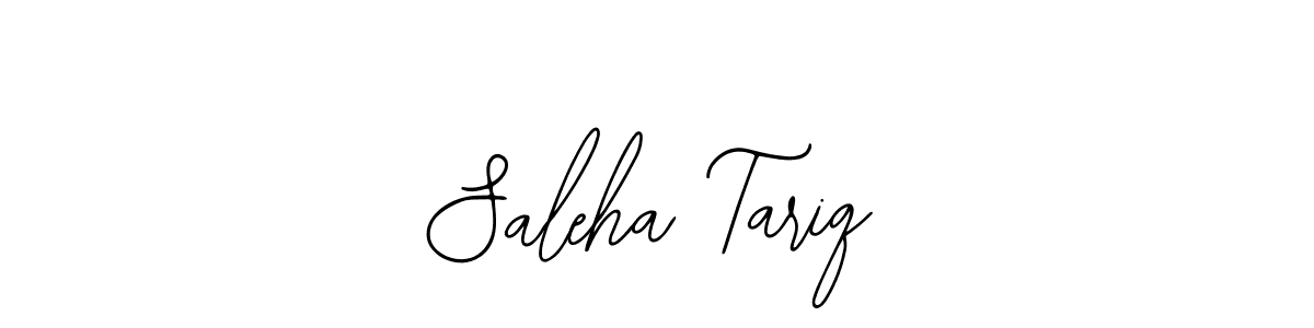 How to make Saleha Tariq name signature. Use Bearetta-2O07w style for creating short signs online. This is the latest handwritten sign. Saleha Tariq signature style 12 images and pictures png