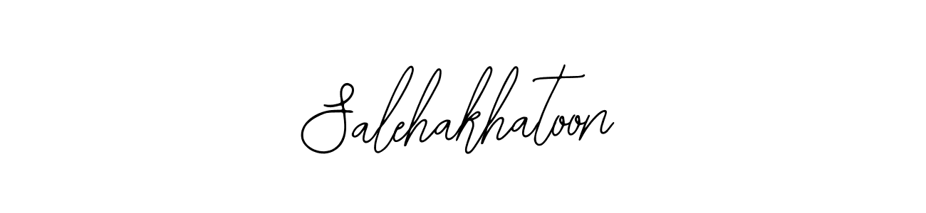 You should practise on your own different ways (Bearetta-2O07w) to write your name (Salehakhatoon) in signature. don't let someone else do it for you. Salehakhatoon signature style 12 images and pictures png
