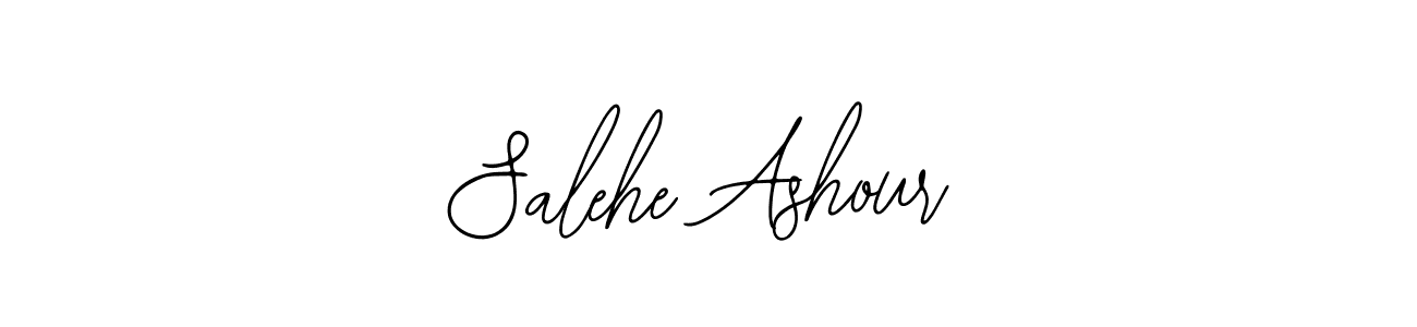 How to make Salehe Ashour name signature. Use Bearetta-2O07w style for creating short signs online. This is the latest handwritten sign. Salehe Ashour signature style 12 images and pictures png