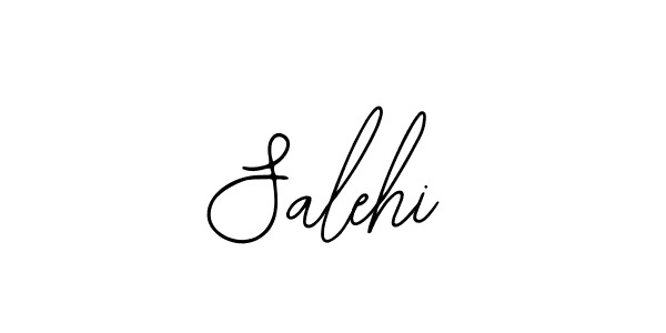 You should practise on your own different ways (Bearetta-2O07w) to write your name (Salehi) in signature. don't let someone else do it for you. Salehi signature style 12 images and pictures png