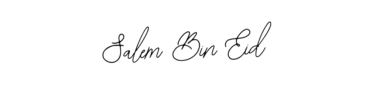 Use a signature maker to create a handwritten signature online. With this signature software, you can design (Bearetta-2O07w) your own signature for name Salem Bin Eid. Salem Bin Eid signature style 12 images and pictures png