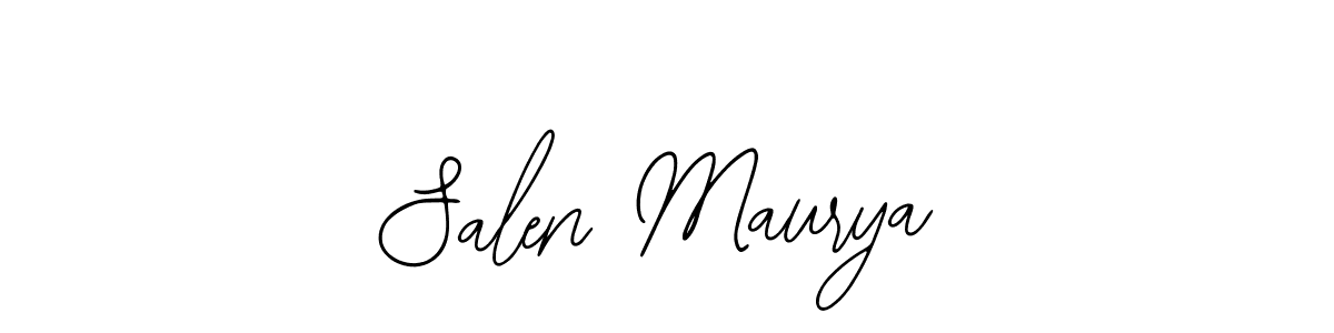 Create a beautiful signature design for name Salen Maurya. With this signature (Bearetta-2O07w) fonts, you can make a handwritten signature for free. Salen Maurya signature style 12 images and pictures png