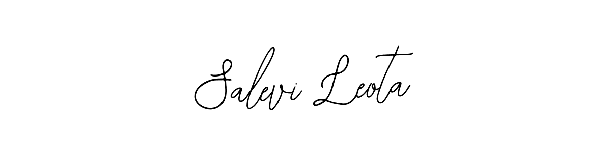 Make a beautiful signature design for name Salevi Leota. Use this online signature maker to create a handwritten signature for free. Salevi Leota signature style 12 images and pictures png