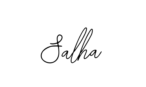 Also we have Salha name is the best signature style. Create professional handwritten signature collection using Bearetta-2O07w autograph style. Salha signature style 12 images and pictures png