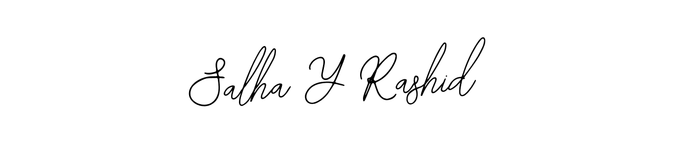 Similarly Bearetta-2O07w is the best handwritten signature design. Signature creator online .You can use it as an online autograph creator for name Salha Y Rashid. Salha Y Rashid signature style 12 images and pictures png