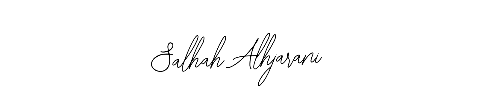 The best way (Bearetta-2O07w) to make a short signature is to pick only two or three words in your name. The name Salhah Alhjarani include a total of six letters. For converting this name. Salhah Alhjarani signature style 12 images and pictures png