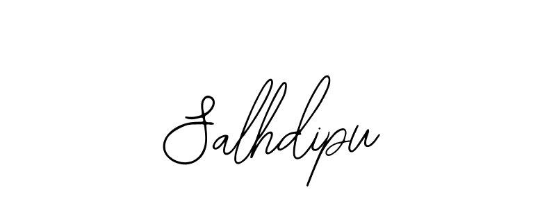 You should practise on your own different ways (Bearetta-2O07w) to write your name (Salhdipu) in signature. don't let someone else do it for you. Salhdipu signature style 12 images and pictures png