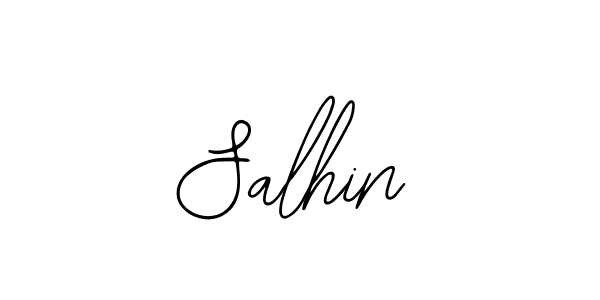 How to make Salhin signature? Bearetta-2O07w is a professional autograph style. Create handwritten signature for Salhin name. Salhin signature style 12 images and pictures png