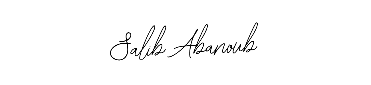 Use a signature maker to create a handwritten signature online. With this signature software, you can design (Bearetta-2O07w) your own signature for name Salib Abanoub. Salib Abanoub signature style 12 images and pictures png