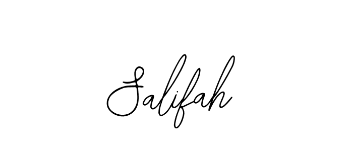 if you are searching for the best signature style for your name Salifah. so please give up your signature search. here we have designed multiple signature styles  using Bearetta-2O07w. Salifah signature style 12 images and pictures png