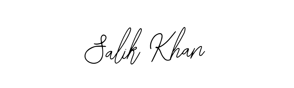 Similarly Bearetta-2O07w is the best handwritten signature design. Signature creator online .You can use it as an online autograph creator for name Salik Khan. Salik Khan signature style 12 images and pictures png