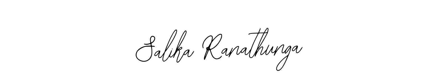 Make a beautiful signature design for name Salika Ranathunga. With this signature (Bearetta-2O07w) style, you can create a handwritten signature for free. Salika Ranathunga signature style 12 images and pictures png