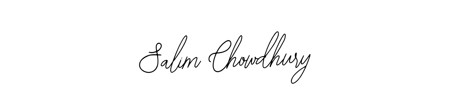 if you are searching for the best signature style for your name Salim Chowdhury. so please give up your signature search. here we have designed multiple signature styles  using Bearetta-2O07w. Salim Chowdhury signature style 12 images and pictures png