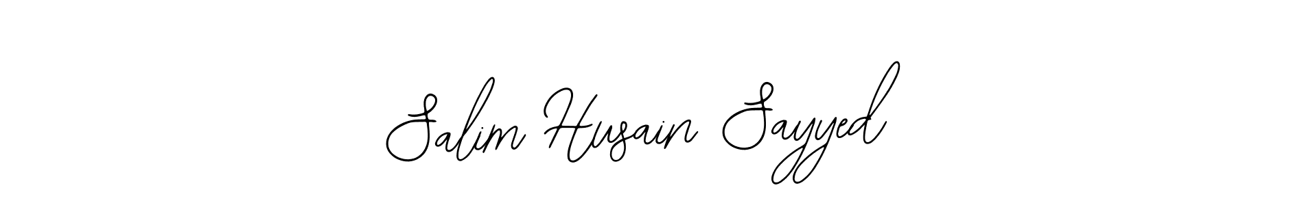 It looks lik you need a new signature style for name Salim Husain Sayyed. Design unique handwritten (Bearetta-2O07w) signature with our free signature maker in just a few clicks. Salim Husain Sayyed signature style 12 images and pictures png