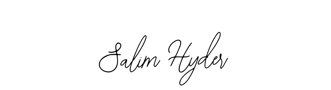 It looks lik you need a new signature style for name Salim Hyder. Design unique handwritten (Bearetta-2O07w) signature with our free signature maker in just a few clicks. Salim Hyder signature style 12 images and pictures png