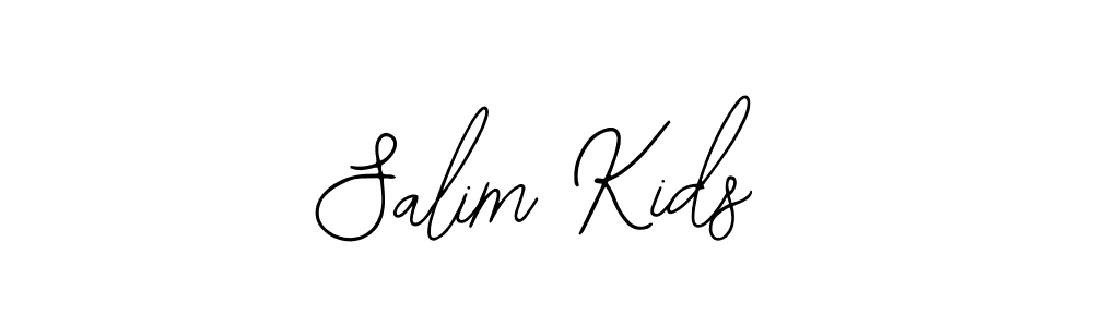 Use a signature maker to create a handwritten signature online. With this signature software, you can design (Bearetta-2O07w) your own signature for name Salim Kids. Salim Kids signature style 12 images and pictures png