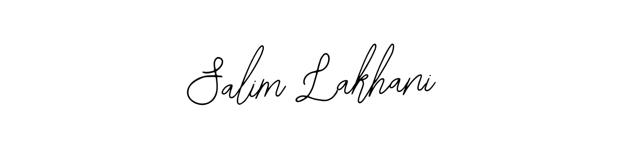 The best way (Bearetta-2O07w) to make a short signature is to pick only two or three words in your name. The name Salim Lakhani include a total of six letters. For converting this name. Salim Lakhani signature style 12 images and pictures png