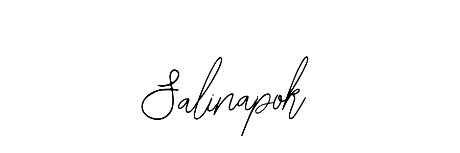 You should practise on your own different ways (Bearetta-2O07w) to write your name (Salinapok) in signature. don't let someone else do it for you. Salinapok signature style 12 images and pictures png