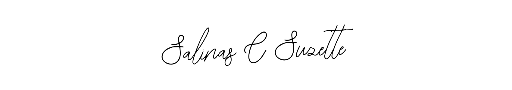 Make a beautiful signature design for name Salinas C Suzette. With this signature (Bearetta-2O07w) style, you can create a handwritten signature for free. Salinas C Suzette signature style 12 images and pictures png