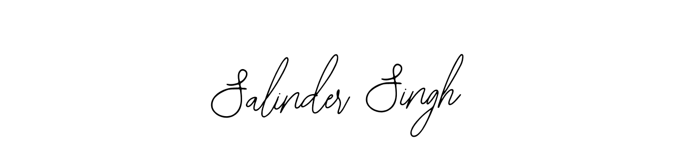 Use a signature maker to create a handwritten signature online. With this signature software, you can design (Bearetta-2O07w) your own signature for name Salinder Singh. Salinder Singh signature style 12 images and pictures png