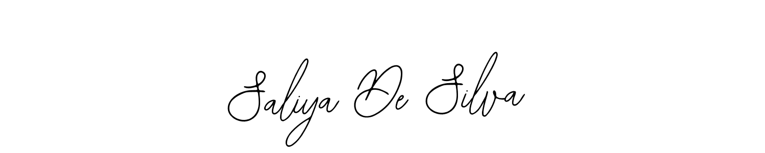 Design your own signature with our free online signature maker. With this signature software, you can create a handwritten (Bearetta-2O07w) signature for name Saliya De Silva. Saliya De Silva signature style 12 images and pictures png