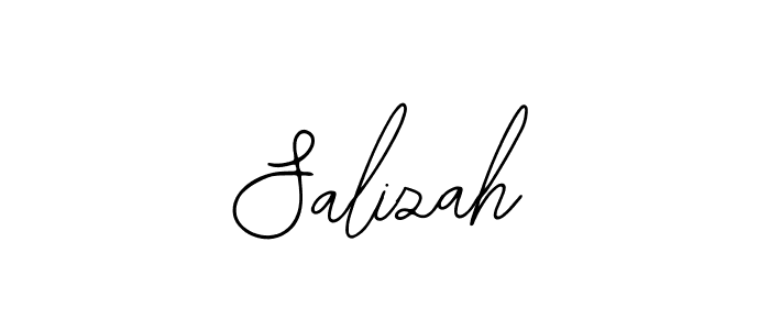 How to make Salizah name signature. Use Bearetta-2O07w style for creating short signs online. This is the latest handwritten sign. Salizah signature style 12 images and pictures png