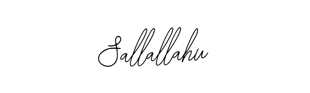 The best way (Bearetta-2O07w) to make a short signature is to pick only two or three words in your name. The name Sallallahu include a total of six letters. For converting this name. Sallallahu signature style 12 images and pictures png