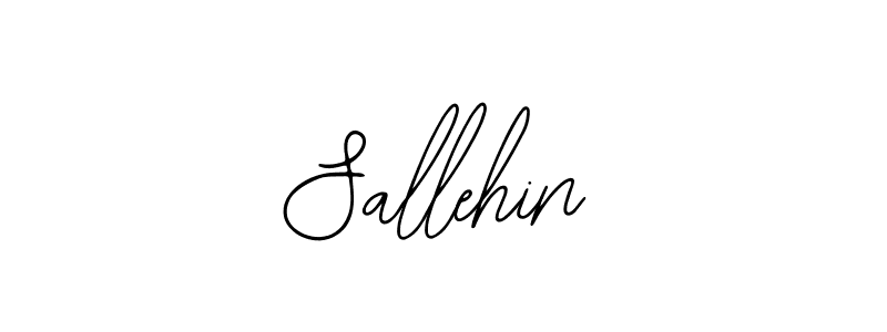 Design your own signature with our free online signature maker. With this signature software, you can create a handwritten (Bearetta-2O07w) signature for name Sallehin. Sallehin signature style 12 images and pictures png
