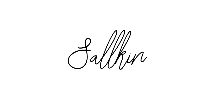 if you are searching for the best signature style for your name Sallkin. so please give up your signature search. here we have designed multiple signature styles  using Bearetta-2O07w. Sallkin signature style 12 images and pictures png