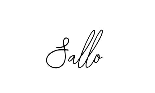Design your own signature with our free online signature maker. With this signature software, you can create a handwritten (Bearetta-2O07w) signature for name Sallo. Sallo signature style 12 images and pictures png