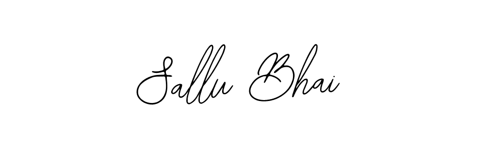 Use a signature maker to create a handwritten signature online. With this signature software, you can design (Bearetta-2O07w) your own signature for name Sallu Bhai. Sallu Bhai signature style 12 images and pictures png