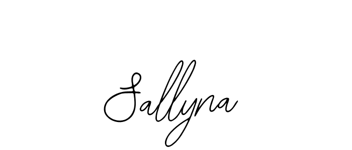 How to make Sallyna signature? Bearetta-2O07w is a professional autograph style. Create handwritten signature for Sallyna name. Sallyna signature style 12 images and pictures png
