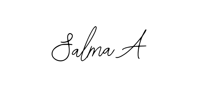 Also we have Salma A name is the best signature style. Create professional handwritten signature collection using Bearetta-2O07w autograph style. Salma A signature style 12 images and pictures png