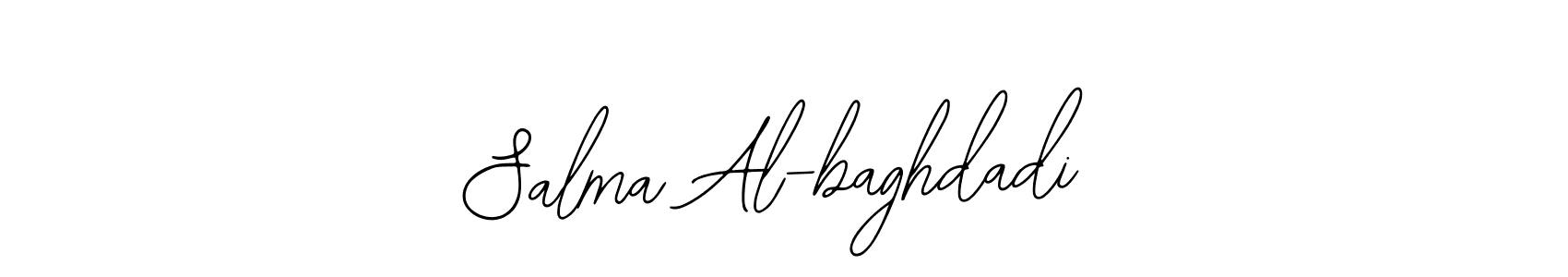 It looks lik you need a new signature style for name Salma Al-baghdadi. Design unique handwritten (Bearetta-2O07w) signature with our free signature maker in just a few clicks. Salma Al-baghdadi signature style 12 images and pictures png