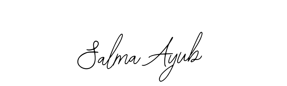 You can use this online signature creator to create a handwritten signature for the name Salma Ayub. This is the best online autograph maker. Salma Ayub signature style 12 images and pictures png