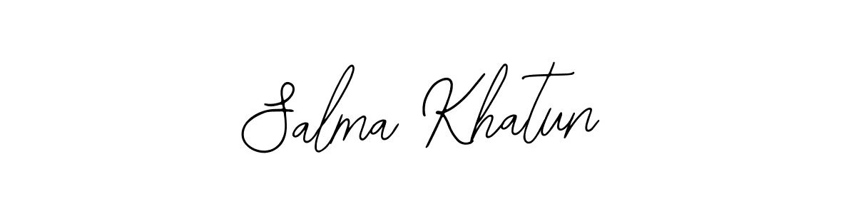 The best way (Bearetta-2O07w) to make a short signature is to pick only two or three words in your name. The name Salma Khatun include a total of six letters. For converting this name. Salma Khatun signature style 12 images and pictures png