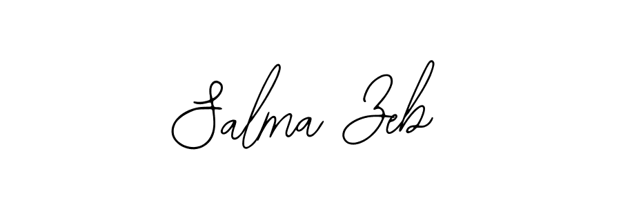 if you are searching for the best signature style for your name Salma Zeb. so please give up your signature search. here we have designed multiple signature styles  using Bearetta-2O07w. Salma Zeb signature style 12 images and pictures png