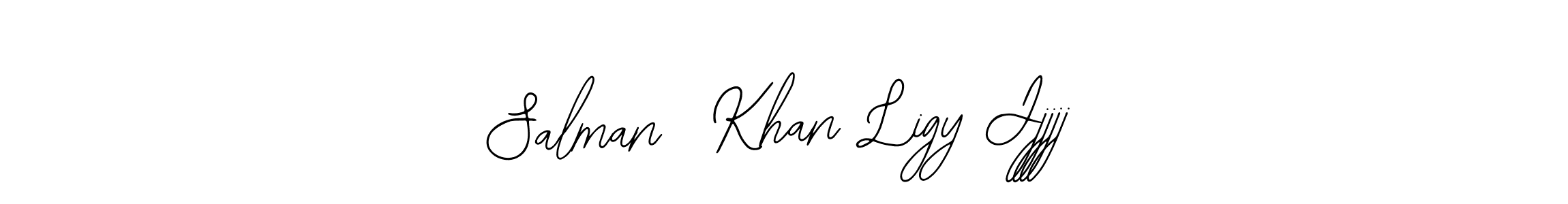 Similarly Bearetta-2O07w is the best handwritten signature design. Signature creator online .You can use it as an online autograph creator for name Salman  Khan Ligy Jjjjj. Salman  Khan Ligy Jjjjj signature style 12 images and pictures png