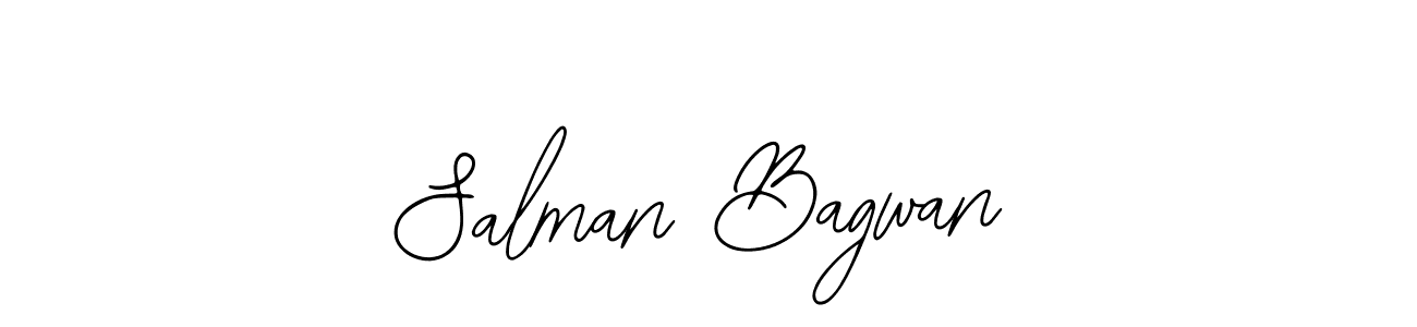 Use a signature maker to create a handwritten signature online. With this signature software, you can design (Bearetta-2O07w) your own signature for name Salman Bagwan. Salman Bagwan signature style 12 images and pictures png