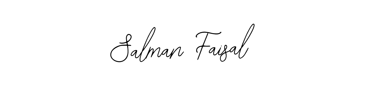 It looks lik you need a new signature style for name Salman Faisal. Design unique handwritten (Bearetta-2O07w) signature with our free signature maker in just a few clicks. Salman Faisal signature style 12 images and pictures png