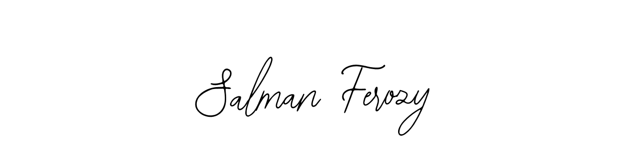 Use a signature maker to create a handwritten signature online. With this signature software, you can design (Bearetta-2O07w) your own signature for name Salman Ferozy. Salman Ferozy signature style 12 images and pictures png