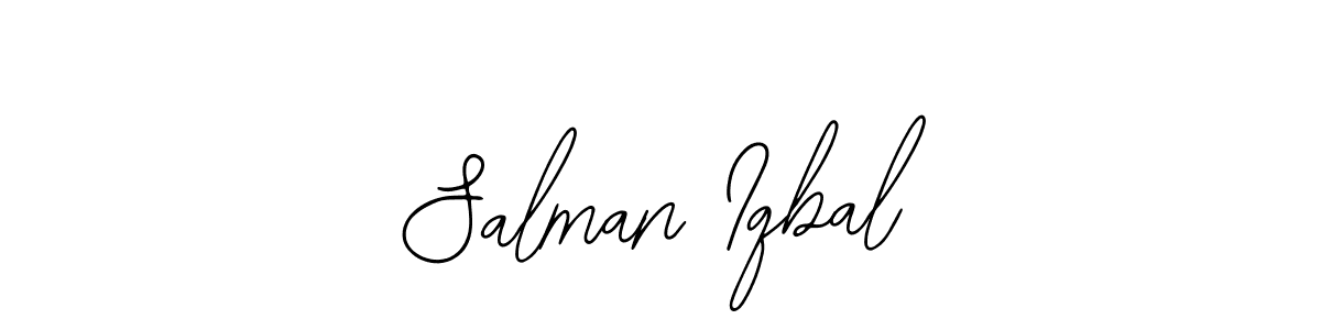 if you are searching for the best signature style for your name Salman Iqbal. so please give up your signature search. here we have designed multiple signature styles  using Bearetta-2O07w. Salman Iqbal signature style 12 images and pictures png